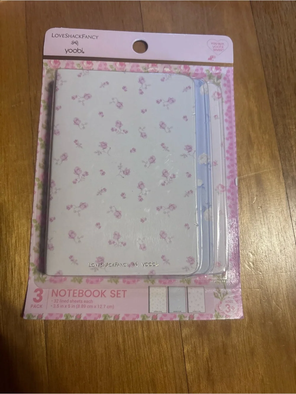 LoveShackFancyxTarget School Supplies: notebooks, folders, mini notebooks, pins